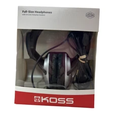 Koss UR29 Over-Ear Mix Jockey Headphone with In-Line Mic Silver (Y77570)