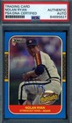 Nolan Ryan PSA DNA Signed 1987 Donruss Leaf Highlights Autograph