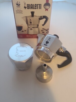 Bialetti Moka Express 1 Cup Moka Pot Espresso Maker Cafetiere
