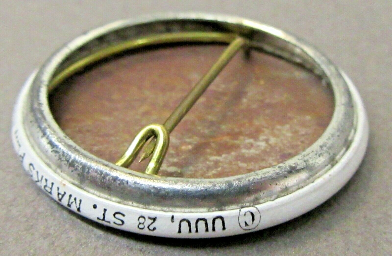 1960's LXIX Roman Numeral "69" hippie counter-culture 1.25" pinback ...