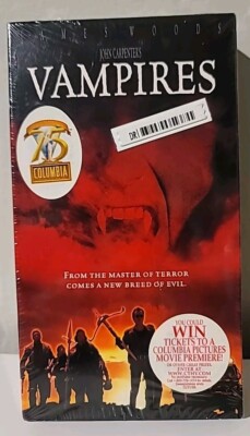 VAMPIRES VHS Tape Factory SEALED NEW MINT John Carpenters 1998