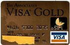 The Associates Gold Card Visa Credit Card exp 08/2001