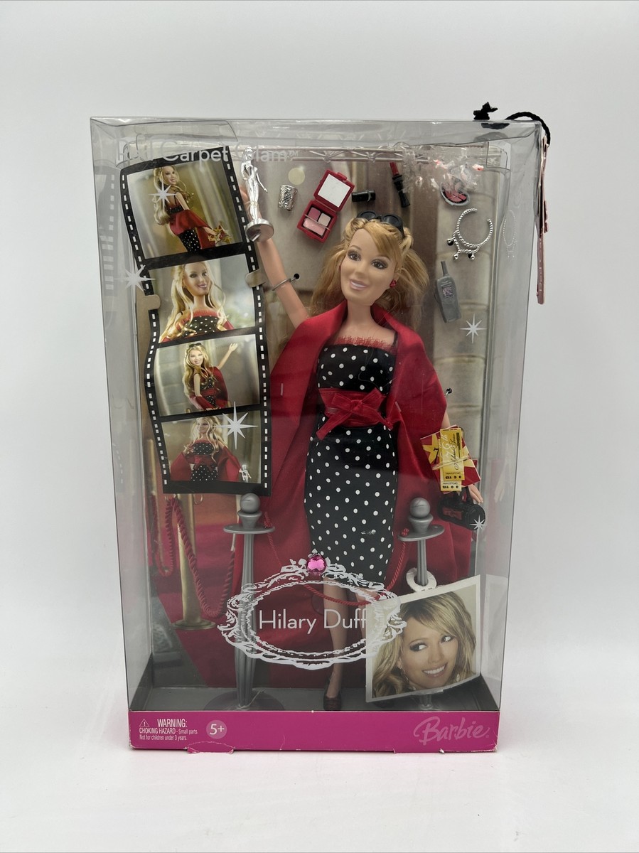 2006 Mattel Red Carpet Glam Hilary Duff Barbie Doll Lizzie E5
