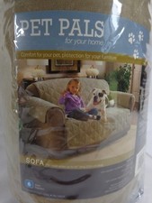 UPC 815632016981 product image for Pet Pals Sofa Slipcover Natural Quilted Brown 1 Pc 110x75.5