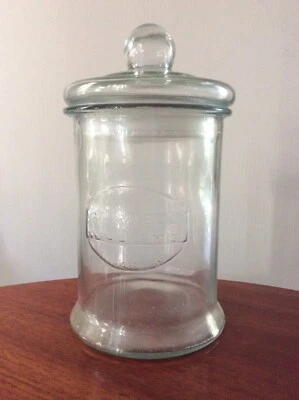 Maxwell Williams Large Kitchen Glass Cookie Jar Sealed Lid