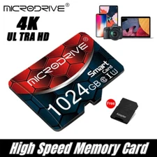 Discount Micro SD Storage Card High Performance Memory Card 128GB 256GB &Adapter