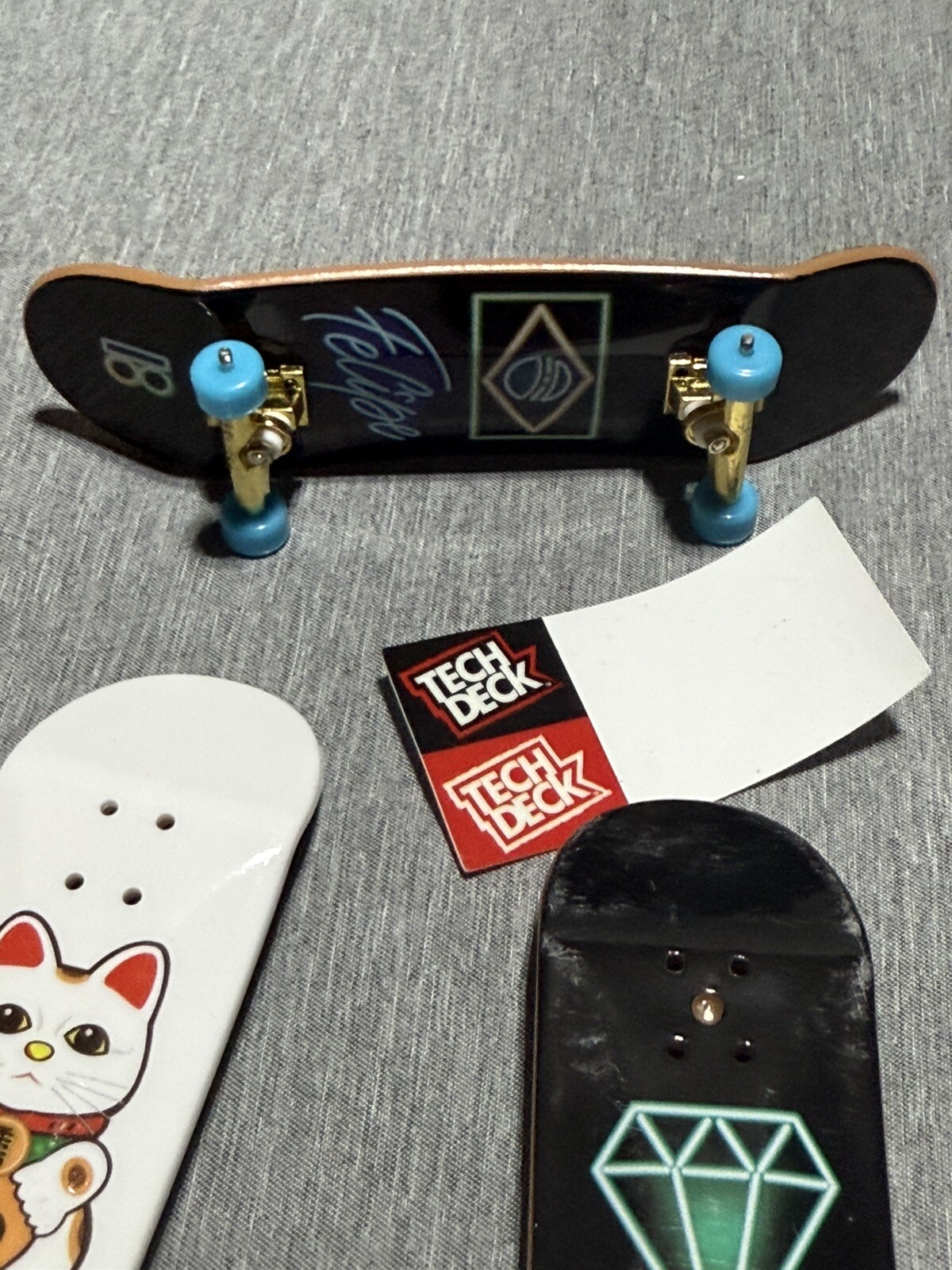 Vintage Tech Deck Finger Board Lot Boards Screws Trucks Wrenches