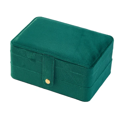 2 Schichten Schmuckkästchen Organizer Große Kapazität Ring Ohrring Halskette Aufbewahrungsbox - Bild 31 von 34