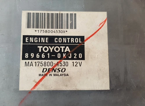 Toyota Hilux KUN51L KUN51R 89661-0KJ20 ENGINE CONTROL ECU OEM JDM USED - Picture 2 of 9