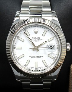 datejust 2 white dial