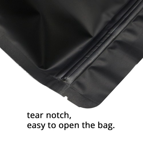 2oz Stand Up Smell Proof Mylar Bags 3.5 w/ Window and Zipper Lock Storage - Picture 4 of 14