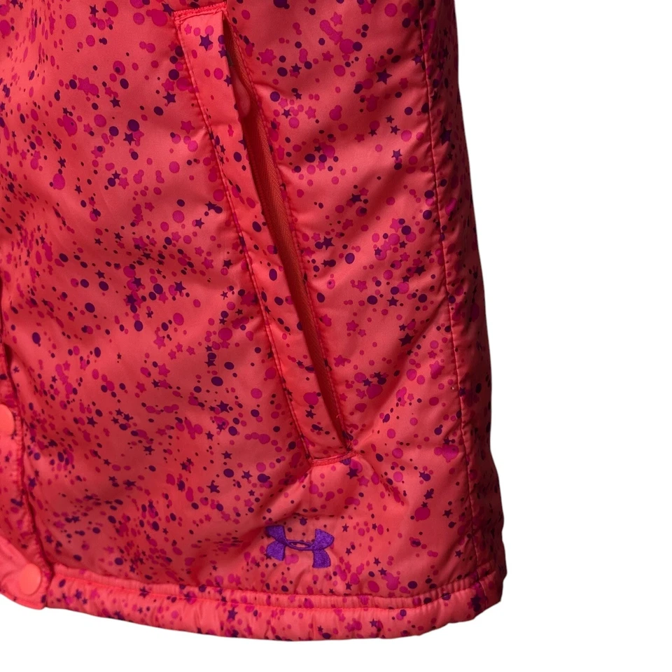 Abrigo Under Armour Niñas Talla YLG Primaloft UA Storm Coldgear Forro Infrarrojo Capucha Foto 3 de 4