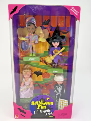 Vintage 1998 Barbie Halloween Fun Lil Friends of Kelly Gift Set 23796