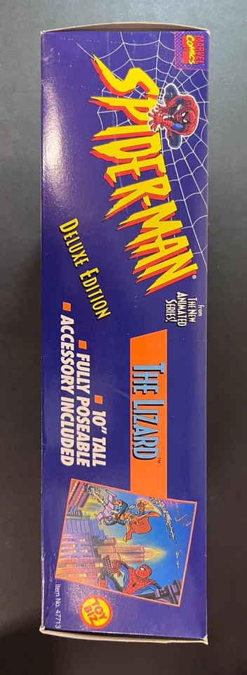 Figura de acción Posable de lujo ToyBiz Marvel Comics Spider-Man The Lizard 1994 Foto 2 de 4