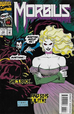 Morbius The Living Vampire No.13 / 1993 Gregory Wright & Ron Wagner