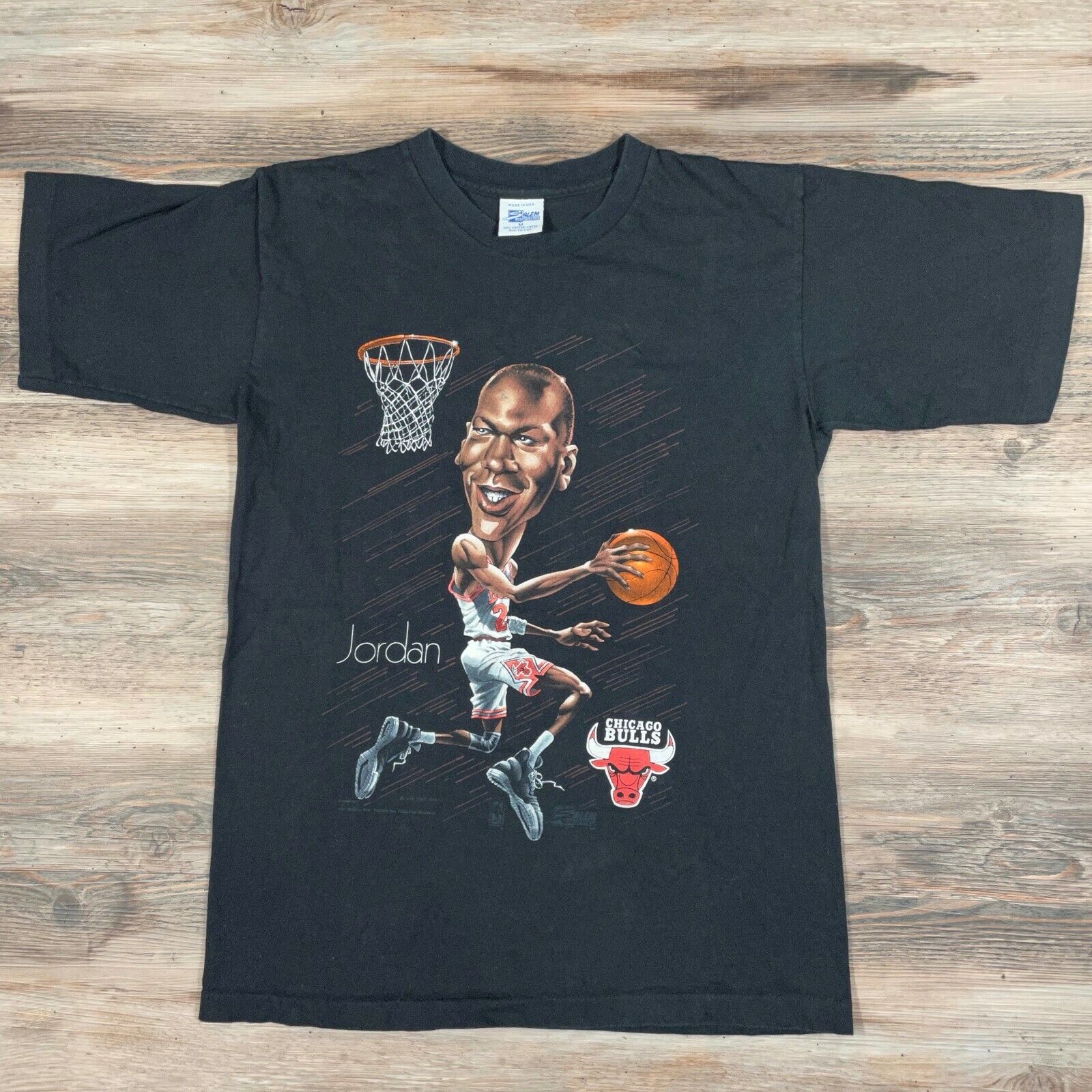 Michael Jordan Vintage Inspired Throwback Vintage NBA Graphic T-Shirt