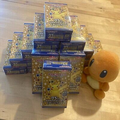 Pokemon Card Expansion Pack 25th Anniversary Collection Box 16 Pack  Japanese NEW 4521329322568 | eBay