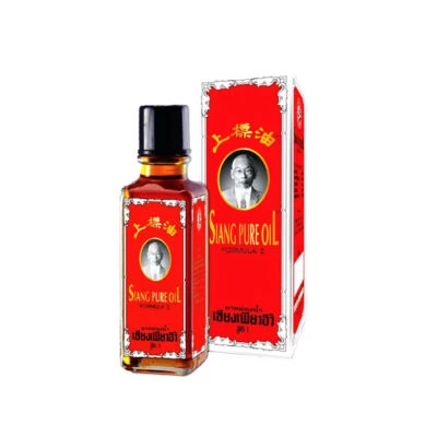 Siang Pure Oil Alcohol Free Original Red Formula Herbal Relieve Dizziness Ache