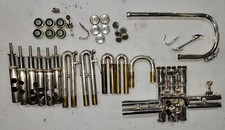 Silver Bach Mercedes Marching French Horn Replacement Parts Only