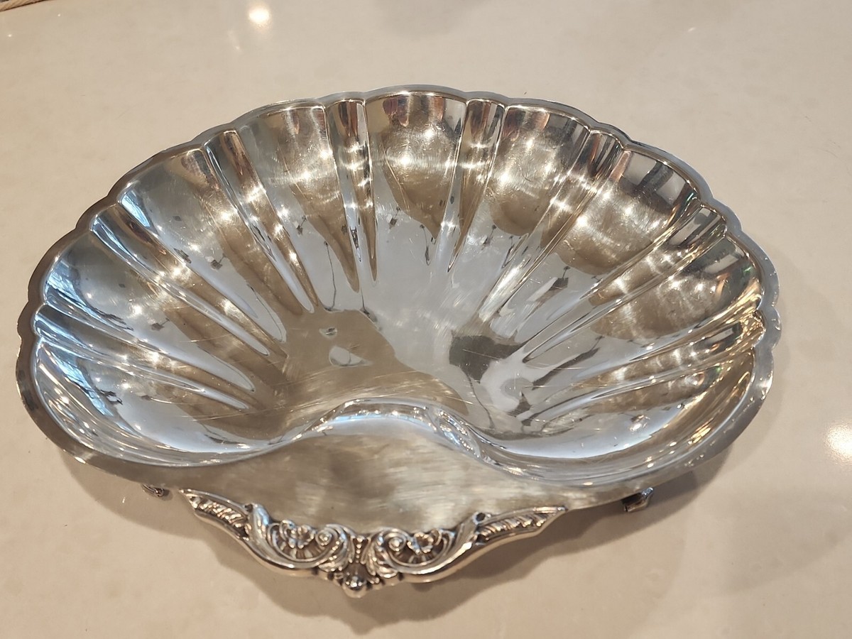 Poole 369 Georgian Footed Clam Serving Dish 12
