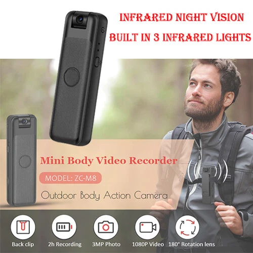 Nuevo 1080P Audio Video DVR IR Cámara Nocturna HD WIFI Videocámara Mini Cámara Cuerpo de Policía Foto 2 de 4