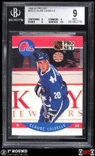 POP 1: Claude Loiselle RC BGS 9: 1990-91 Pro Set Rookie Card Gisto #252