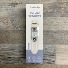 Goodbaby Dual Mode Infrared Thermometer Ear Forehead Room Modes NEW FC-IR100