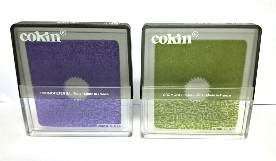 x5 Cokin Spot W.A. A075 Green, Violt A074---M18 - Image 2 of 3