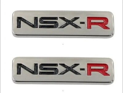 HONDA GENUINE ACURA NSX-R NA1 2-SET SIDE EMBLEM BADGE PLATE OEM