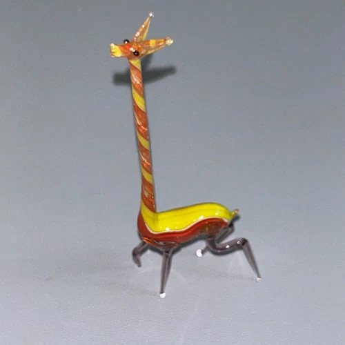 Vintage Giraffe Figurine Blown Glass Delicate Murano?