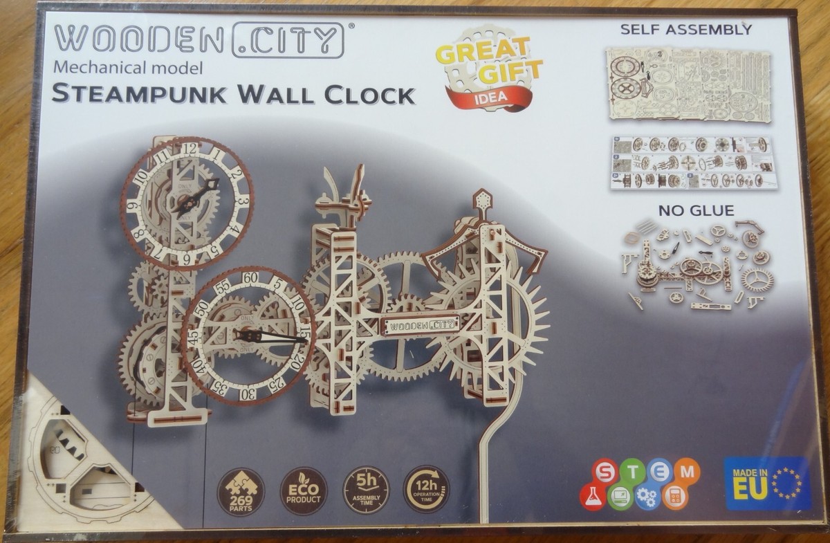 Steampunk Mechanical Clock Making Kit Decorative