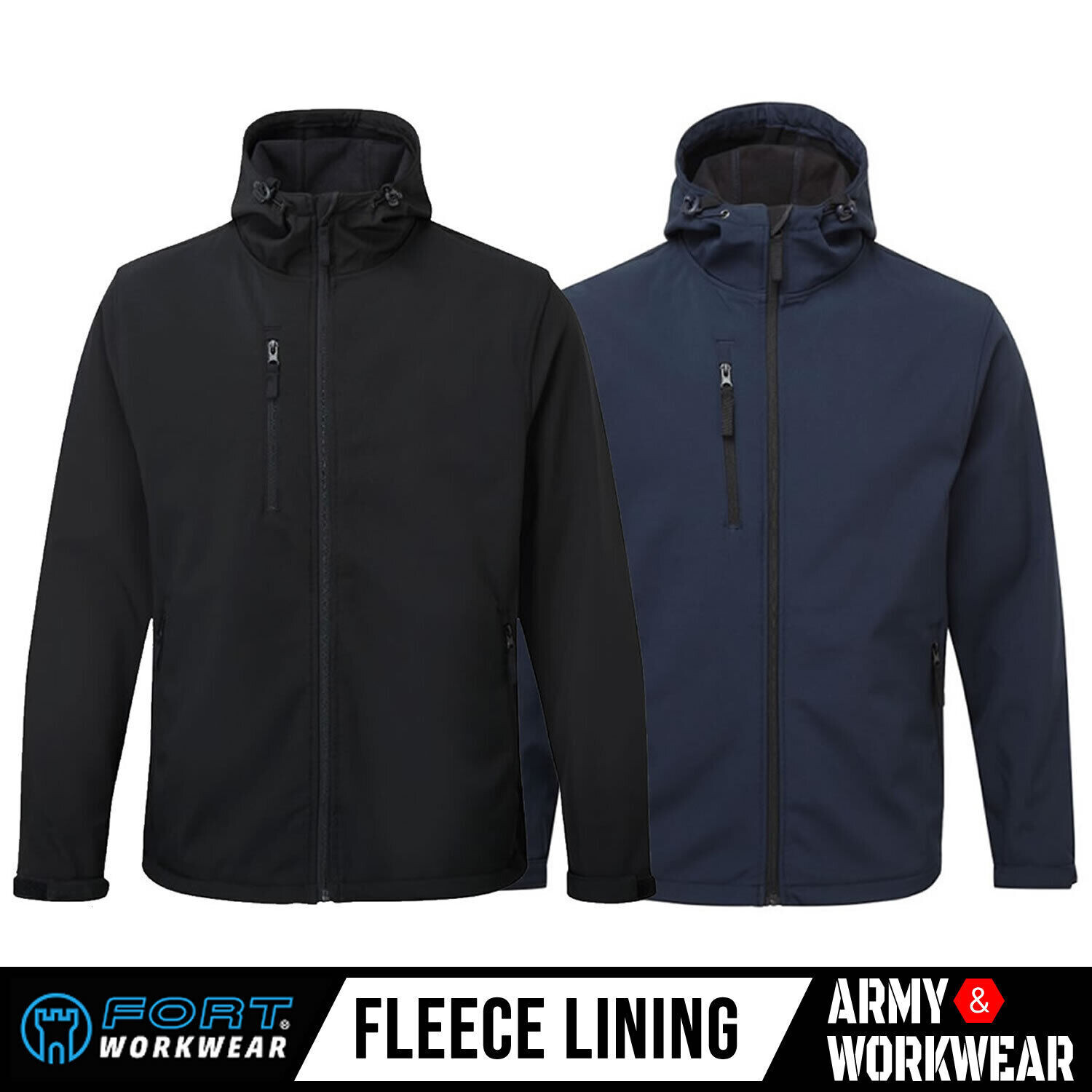 Fort Hood Softshell Jacket Fleece-Lined Water-Resistant Windproof Breathable Outdoor Gear