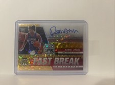 2020-21 Mosaic Daniel Oturu Rookie Gold Disco Auto 6/10 Fast Break