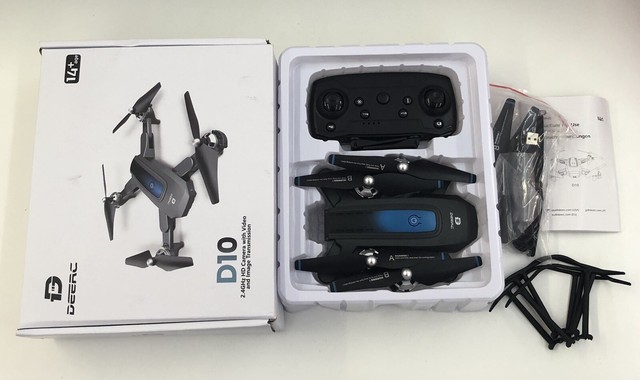  Deerc D10 Foldable Drone With Camera For Adults  Wikdrone