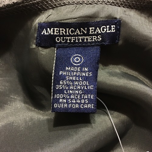 Abito American Eagle Shift senza maniche grigio misto lana fodera cerniere laterali taglia 0 - Foto 5 di 6
