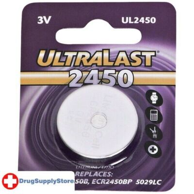 PE UL2450 CR2450 Lithium Coin Cell Battery