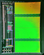silicone wafer: GeneralPlus GPC3340A 8bit voice MCU Die-21