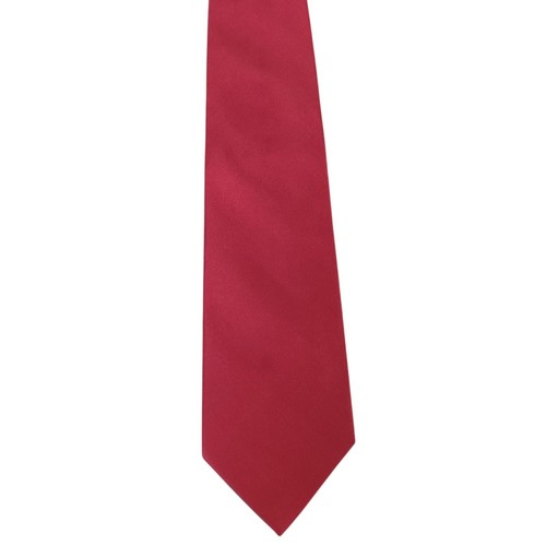 PAL ZILERI Men's Silk/Cotton Necktie 58 1/8" ITALY Designer SOLID Pink GUC - Picture 2 of 3