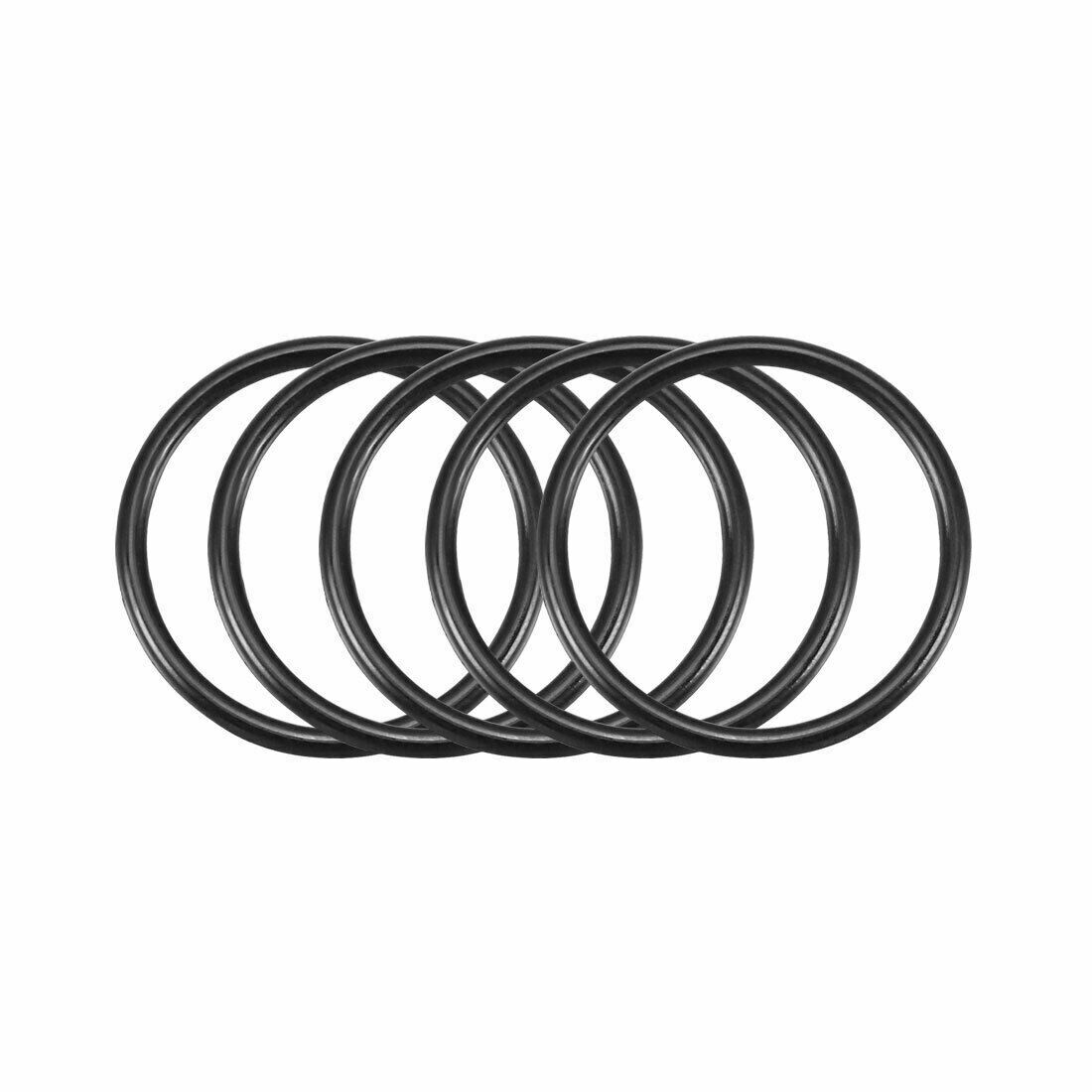 50pcs black 20mm x 1.5mm nitrile rubber O ring oil sealing grommets✦KD #F22