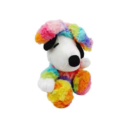 Hallmark Snoopy Plush Peanuts Easter Bunny Ears Tie Dye Suit 6