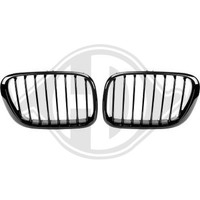 KüHlergrill KüHlergitter Schwarz GläNzend FüR BMW X5 E53