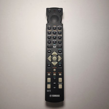 Original Yamaha RAV214 V694110 US Receiver Remote Control Black Tested Works