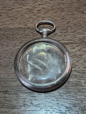 Antique Wadsworth Pocket Watch Case Nickel USA No Movement