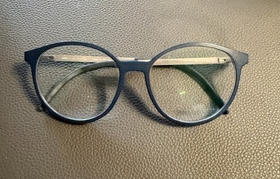 Götti Brille Gestell Dimension PABEK col BLAU SILBER Größe 52-16 Neu