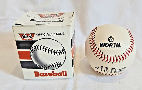 Lot De 10 Balles De Baseball Worth LL-100x Official League – 9 Pouces, Neuves Avec Défaut