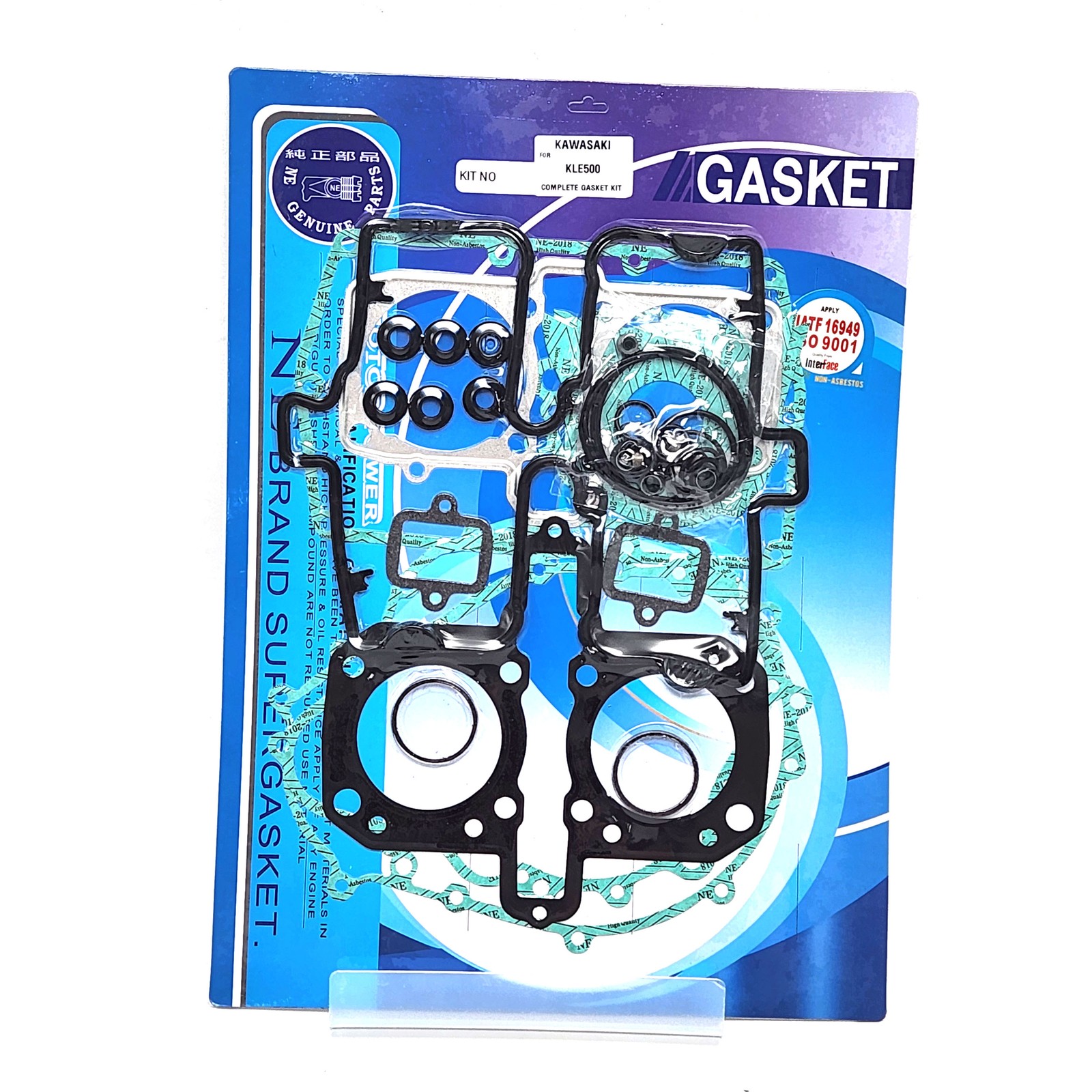 Complete Engine Gasket Kit for Kawasaki EN450/500, ER-5, GPZ500S - Perfect Fit