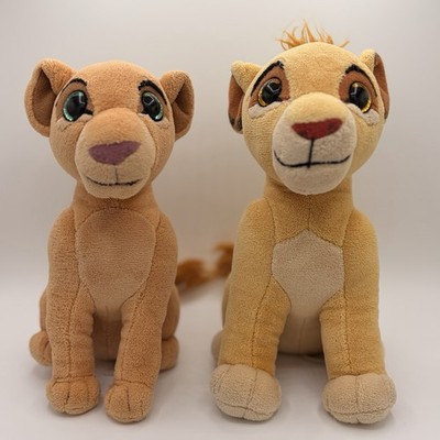 TY Disney Lion King Simba & Nala Collectible Plush Stuffed Animal Doll Toy Set