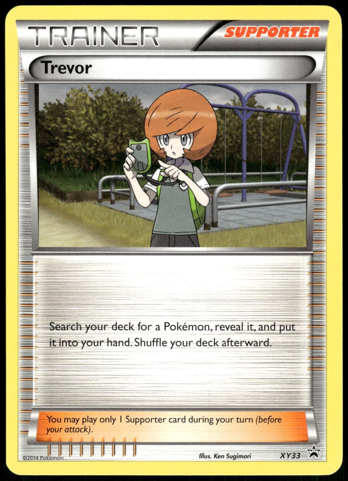 Trevor - XY33 XY33 XY Promo Pokemon Card Near Mint