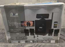 BNW Acoustics 5.1 HD Home Theater System Model TL-7 Speakers -NEW OPEN BOX
