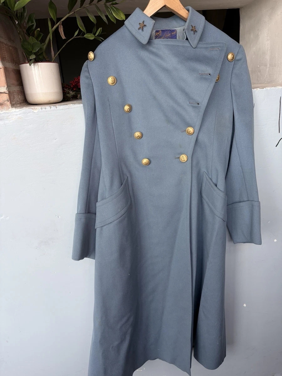 Cappotto in Lana Militare Esercito Francese Anni 60
